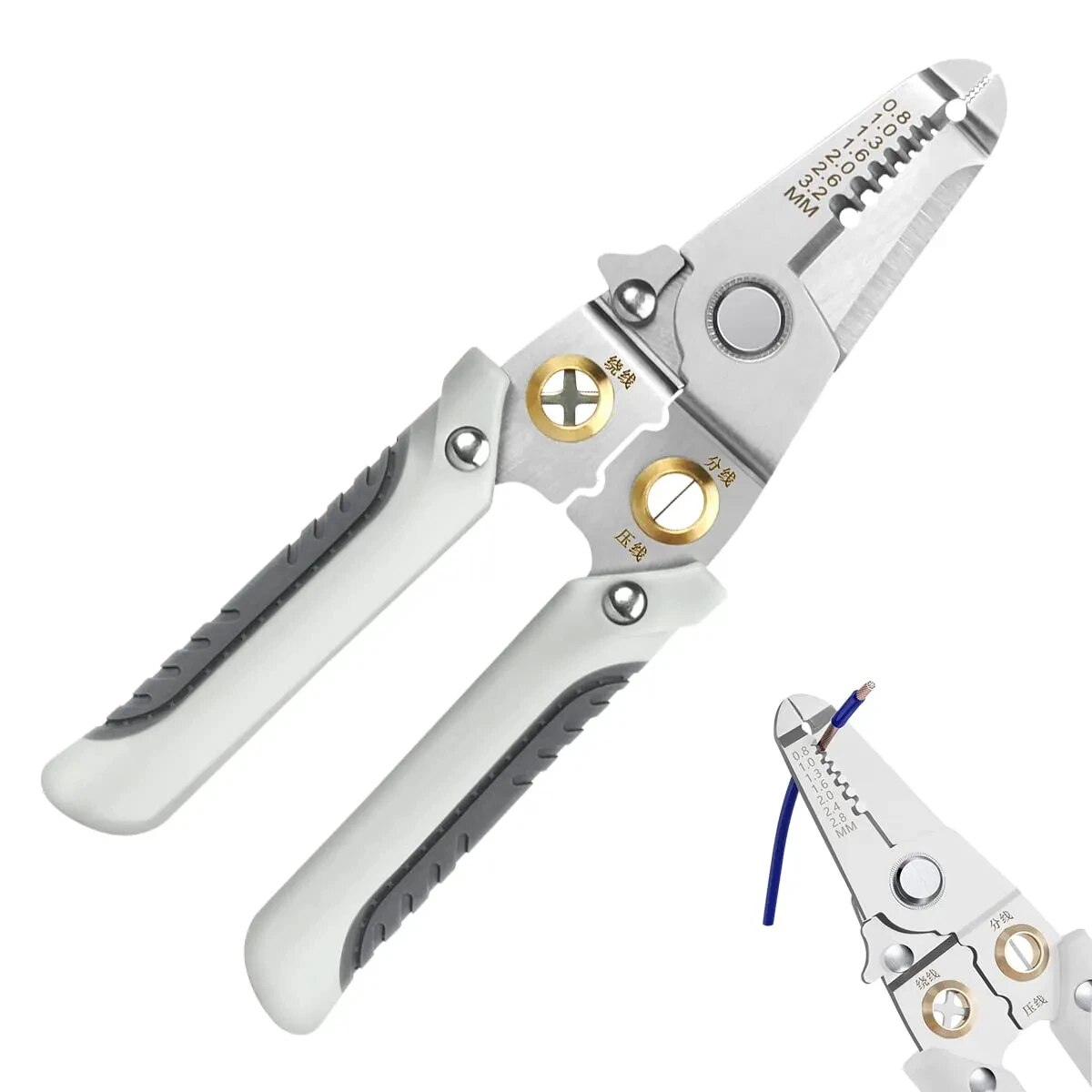 Automatic Wire Stripper Cutter - 6 в 1, специальные плоскогубцы для