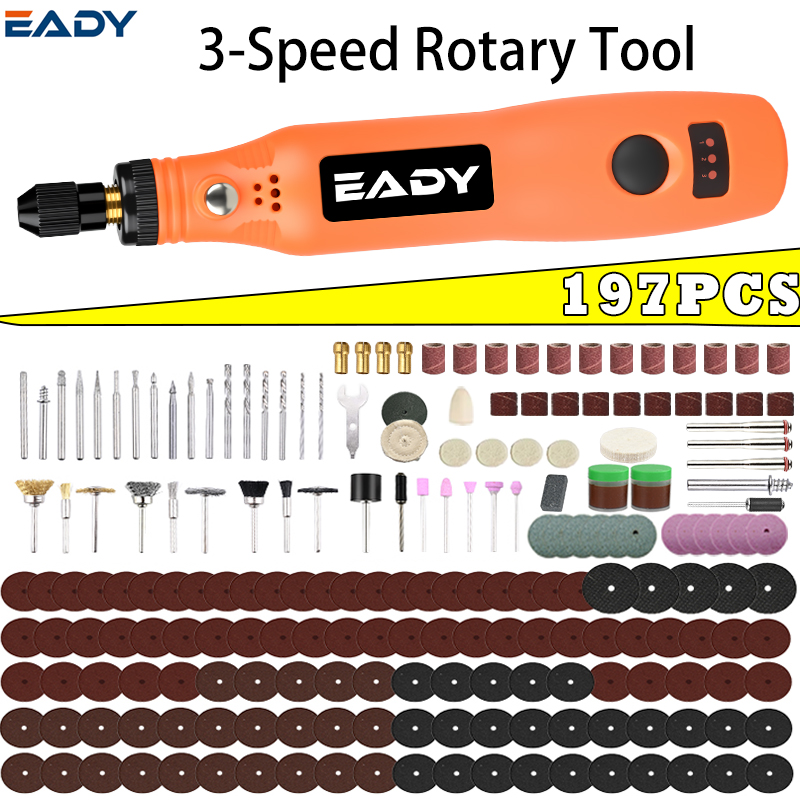 Cordless Rotary Tool Kit Accessories - Беспроводной роторный инструмент с USB-питанием –