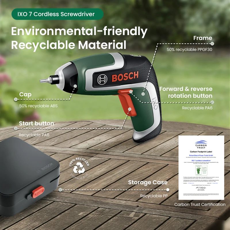 Electric Screwdriver Rechargeable Usb - Беспроводная отвертка Bosch IXO 7, 3.6В,