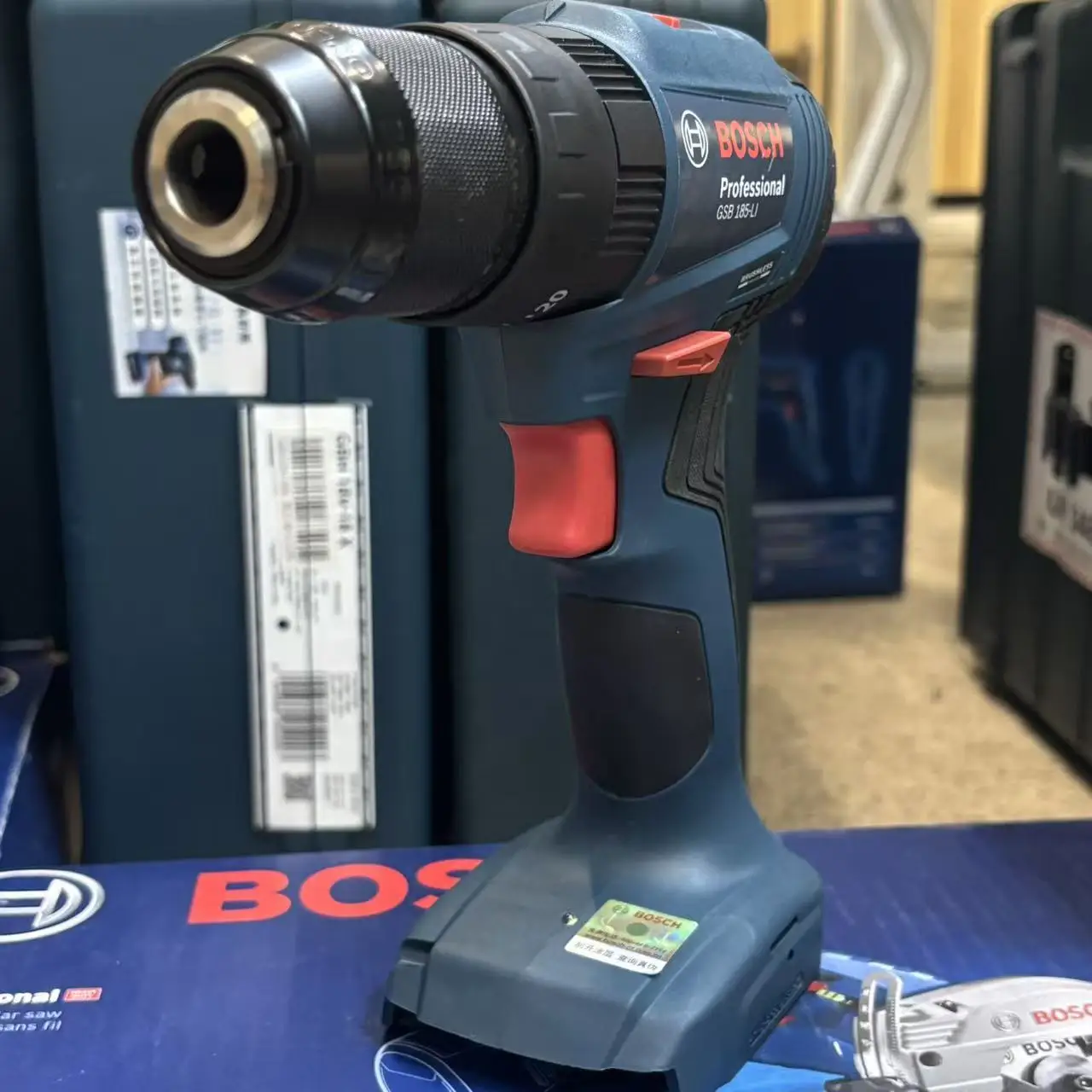Brushless Cordless Electric Drill 18V - Бесщеточная аккумуляторная ударная дрель-шуруповерт BOSCH GSB