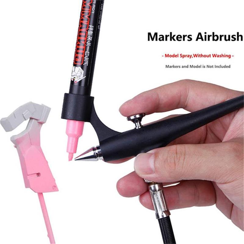Airbrush Kit With Mini Compressor - Маленький аэрограф для легкого маркера, портативный