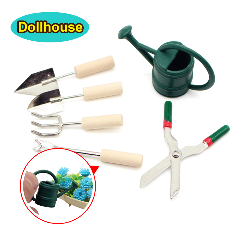 Garden Tools - 1/12 кукольный домик, имитация лейки, набор