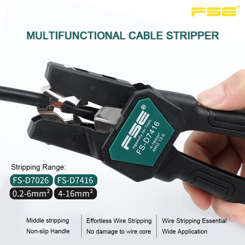 Automatic Wire Stripper Cutter - Кабельный стриппер FSE-D7026 - Профессиональные автоматические