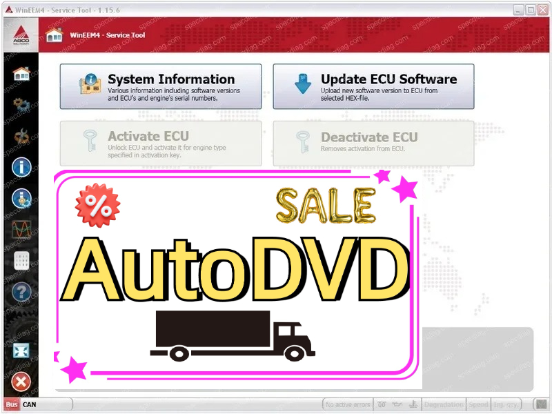 Power Tools - Сервисный инструмент AutoDVD AGCO SISU Power