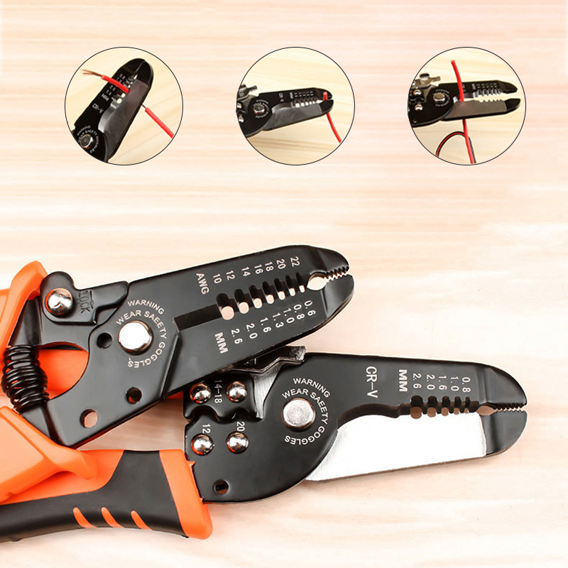 Automatic Wire Stripper Cutter - 175 мм обжимные клещи для зачистки