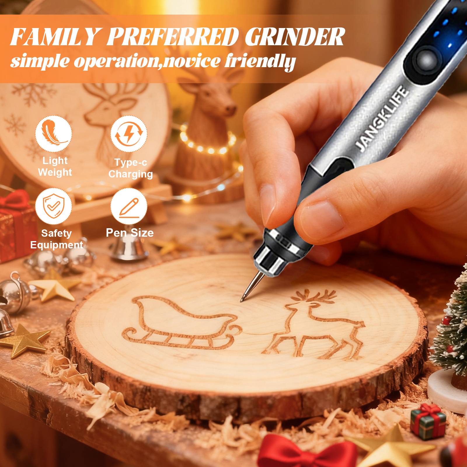 JANGKLIFE USB беспроводной рот – обзор и цена Cordless Rotary Tool Kit Accessories