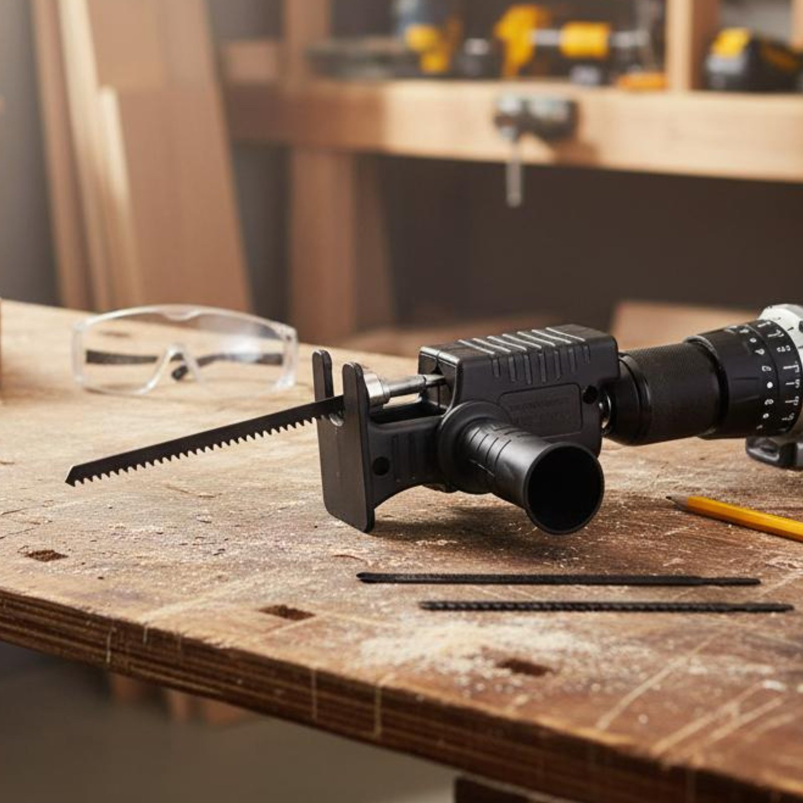 Адаптер для дрели к сабельной  – обзор и цена Reciprocating Saw Attachment Drill