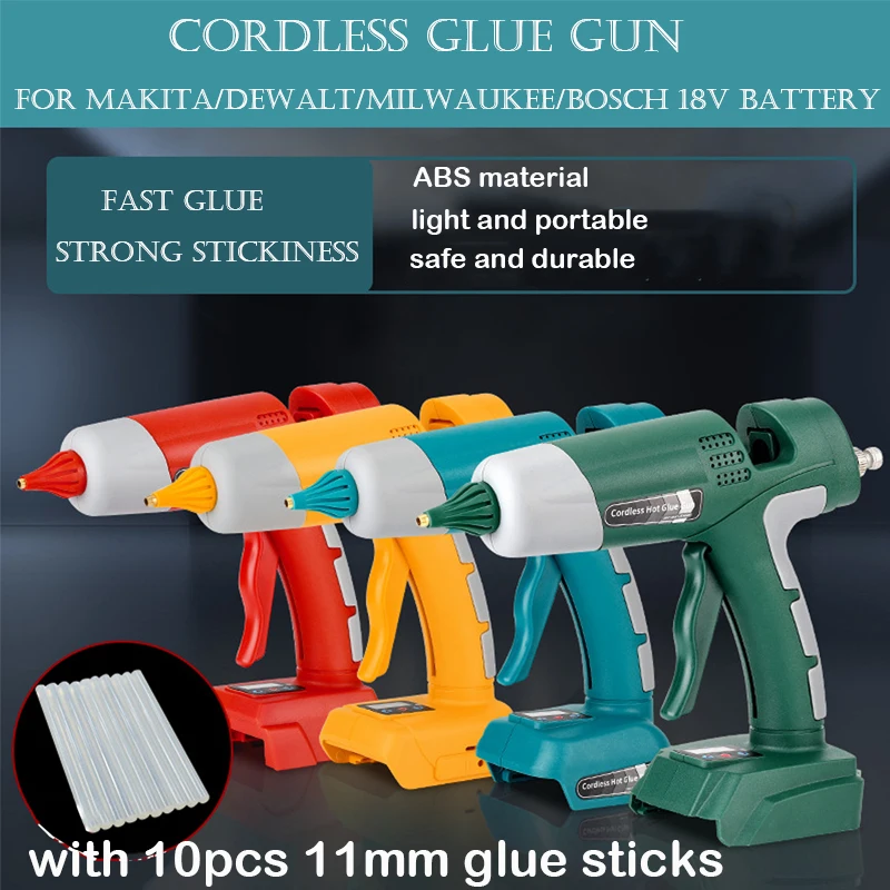 Беспроводной клеевой пистолет  – обзор и цена Hot Melt Glue Gun Cordless