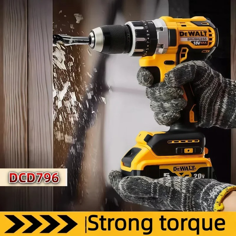 Аккумуляторная ударная дрель-ш – обзор и цена Brushless Cordless Electric Drill 18V
