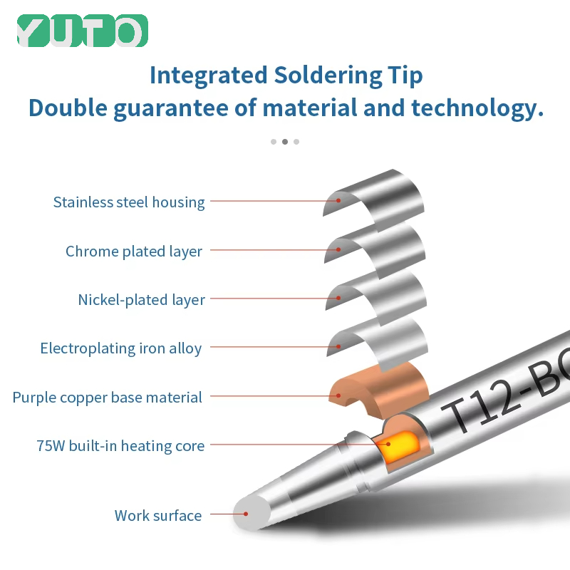 Набор из 10 наконечников для п – обзор и цена Digital Soldering Station T12