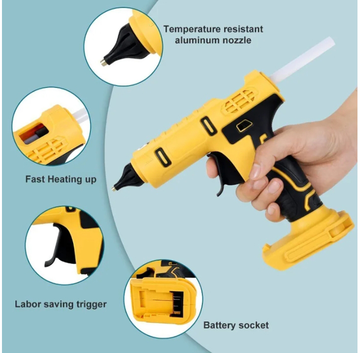 Беспроводной электрический руч – обзор и цена Hot Melt Glue Gun Cordless