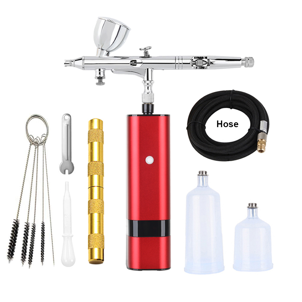 Портативный автоматический ком – обзор и цена Airbrush Kit With Mini Compressor