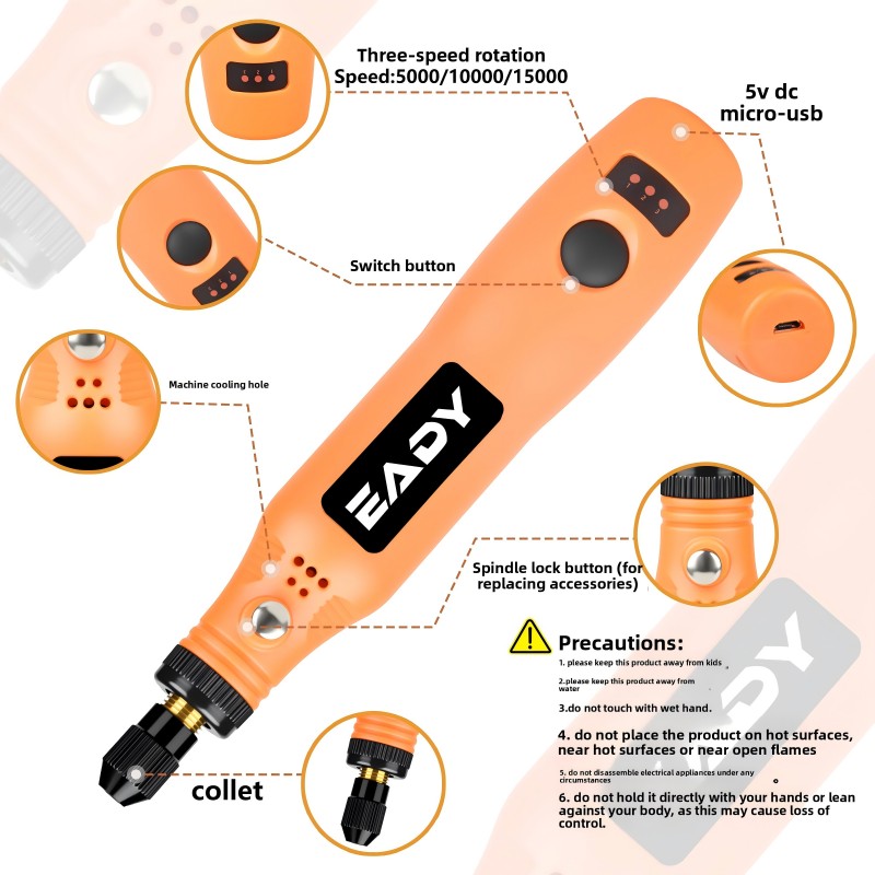 Беспроводной роторный инструме – обзор и цена Cordless Rotary Tool Kit Accessories