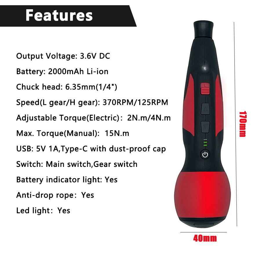 Миниатюрная электрическая отве – обзор и цена Electric Screwdriver Rechargeable Usb