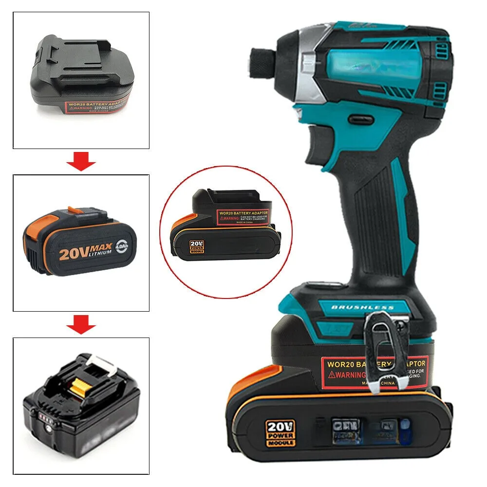 Адаптер аккумулятора-конвертер – обзор и цена Brushless Cordless Electric Drill 18V