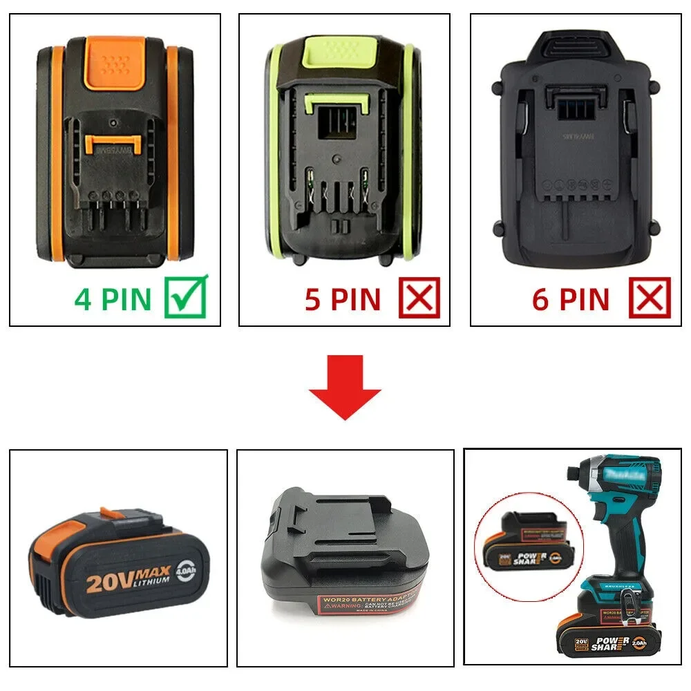 Адаптер аккумулятора-конвертер – обзор и цена Brushless Cordless Electric Drill 18V