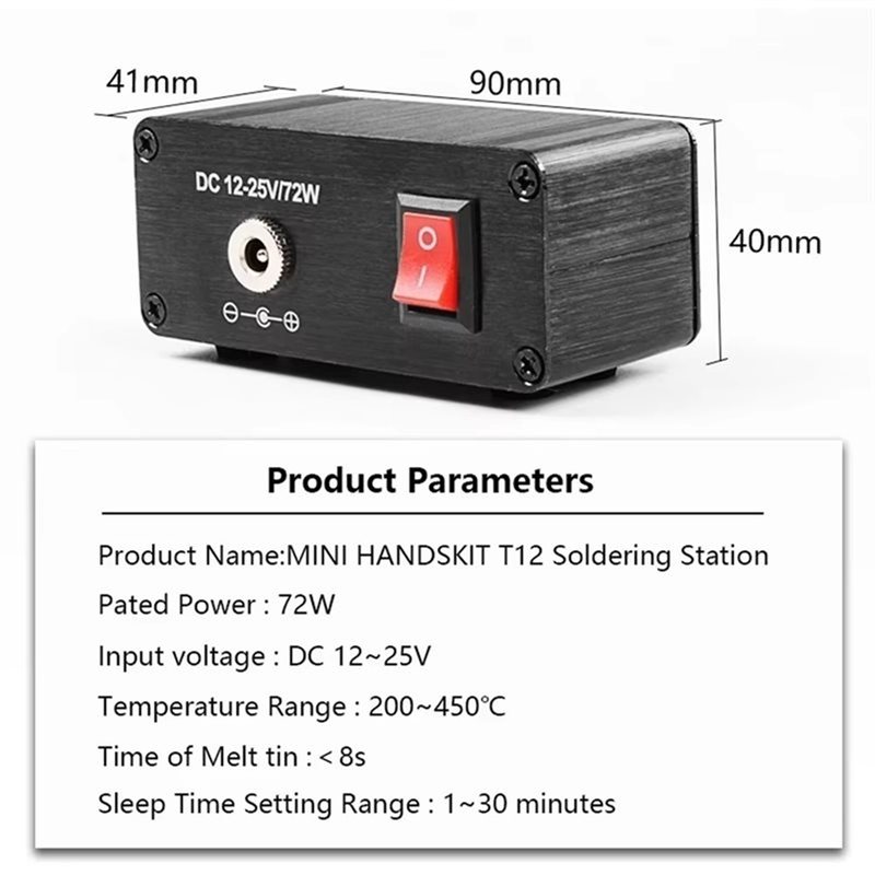 Паяльная станция AB11-T12 для  – обзор и цена Digital Soldering Station T12