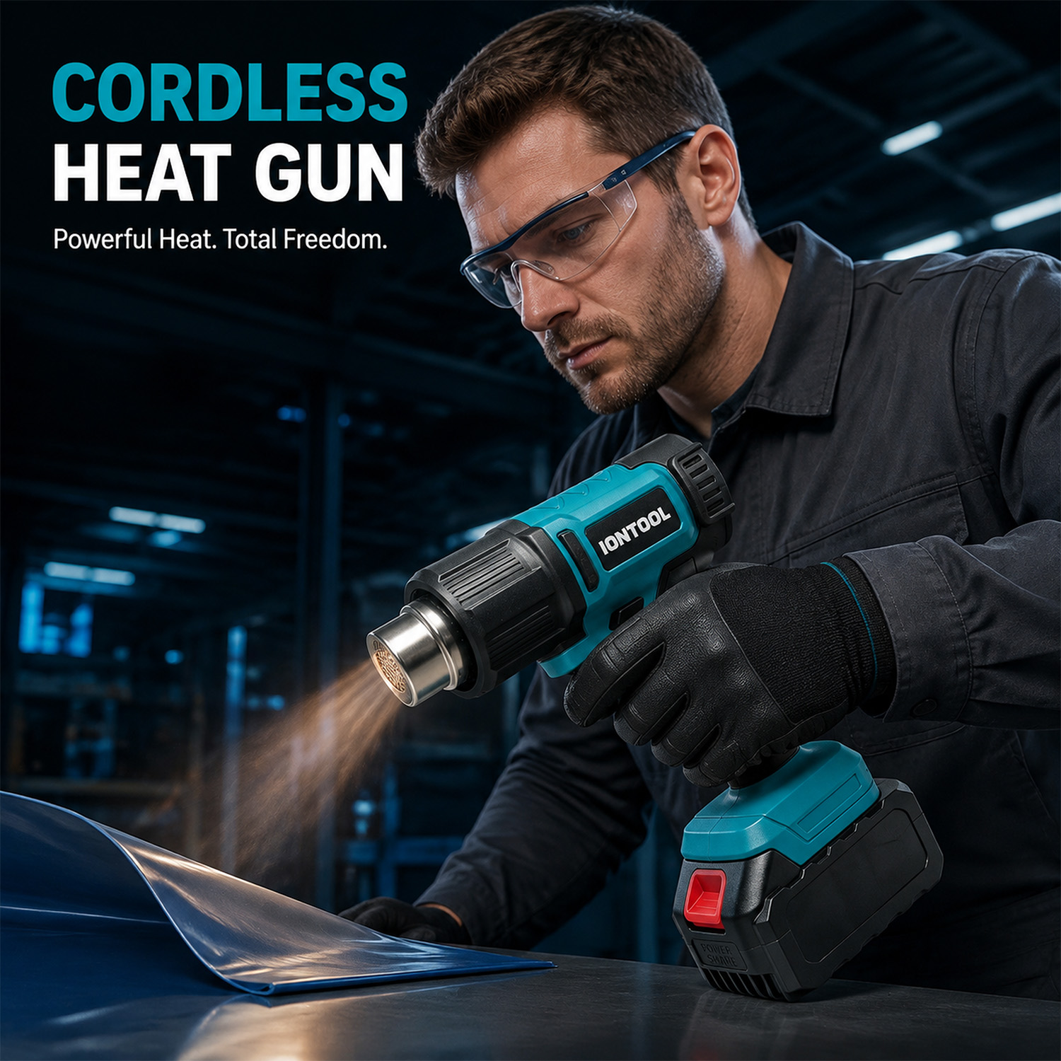 IONTOOL 550 ℃   Беспроводной т – обзор и цена Cordless Heat Gun For Shrink Tubing