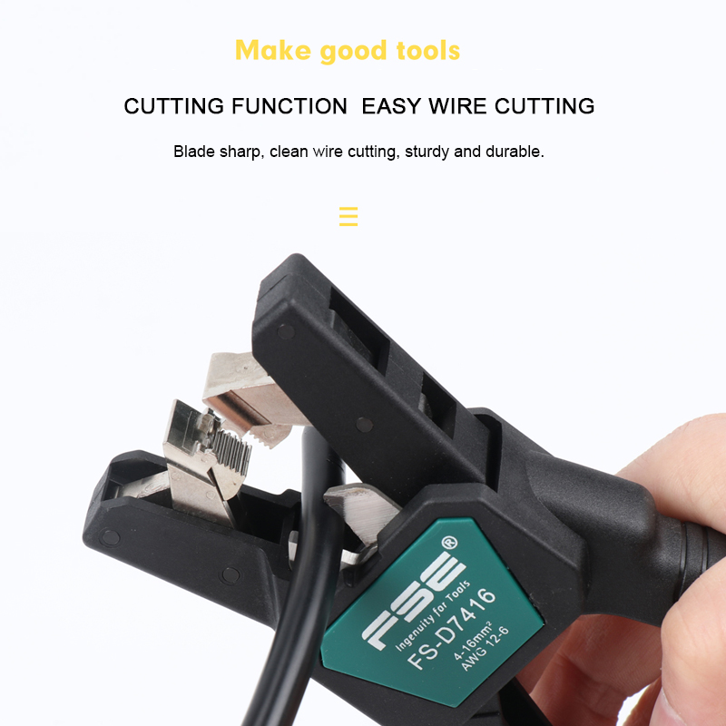 Кабельный стриппер FSE-D7026 - – обзор и цена Automatic Wire Stripper Cutter