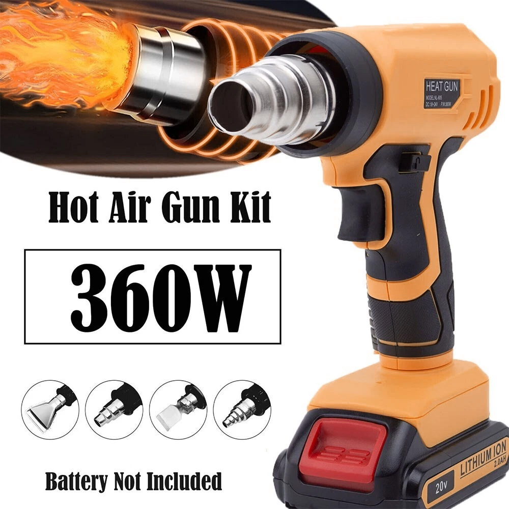Беспроводной термофен для акку – обзор и цена Cordless Heat Gun For Shrink Tubing