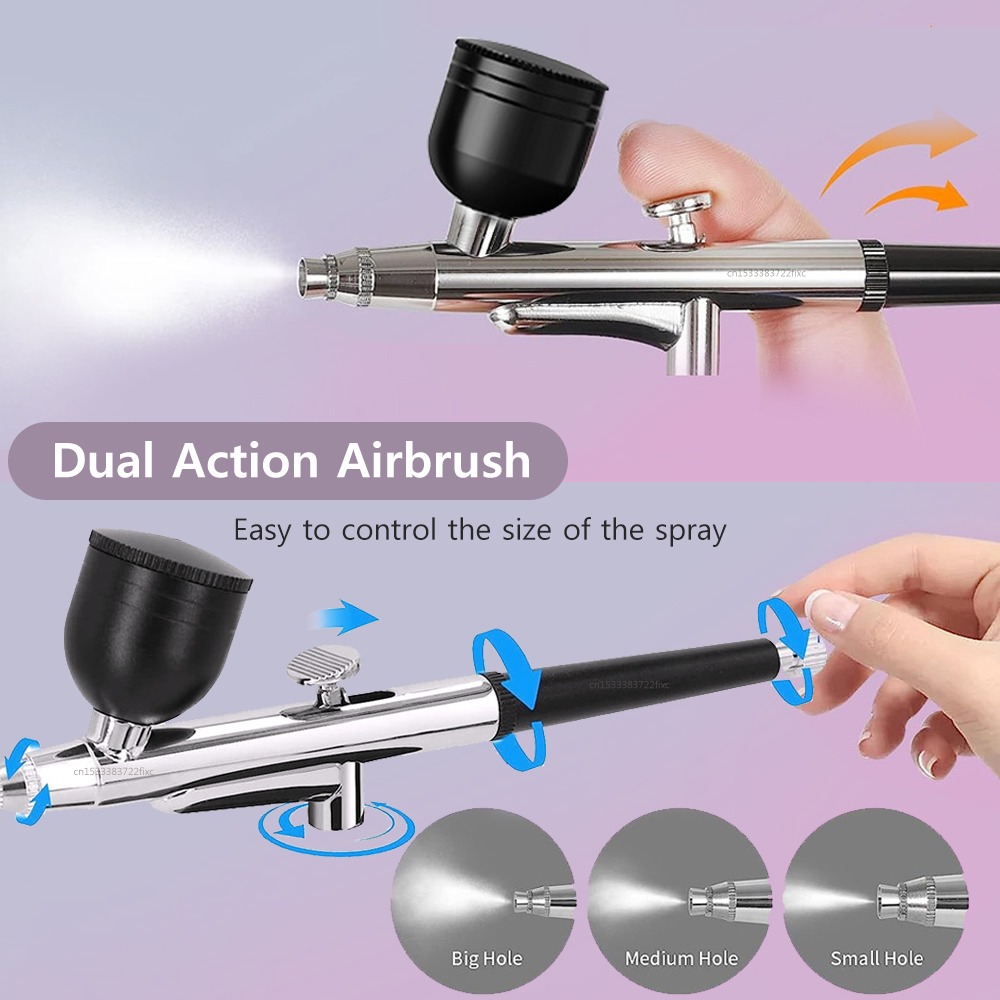 Головка пистолета-аэрографа пр – обзор и цена Airbrush Kit With Mini Compressor