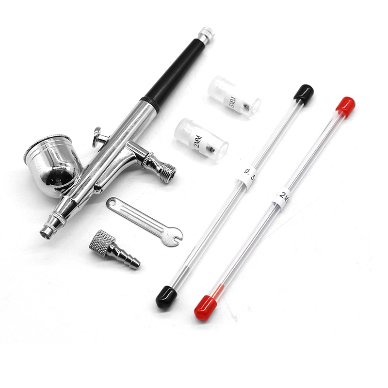 Гравитационный мини-аэрограф д – обзор и цена Airbrush Kit With Mini Compressor