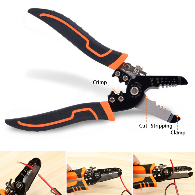 175 мм обжимные клещи для зачи – обзор и цена Automatic Wire Stripper Cutter