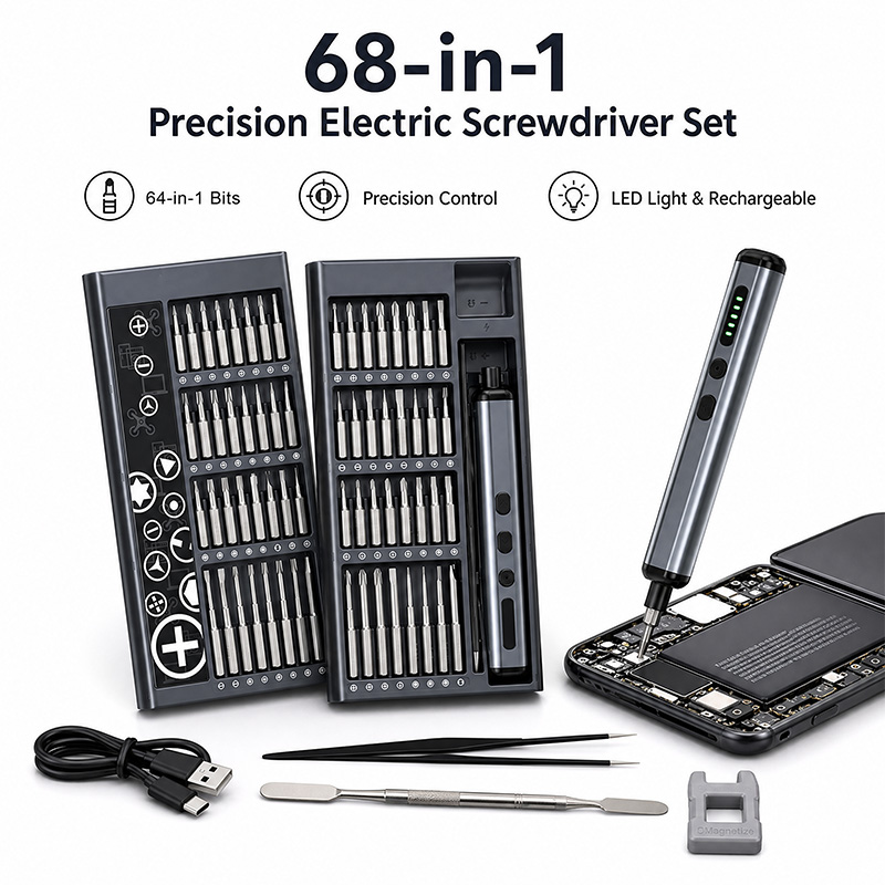 Набор прецизионных электрическ – обзор и цена Electric Screwdriver Rechargeable Usb
