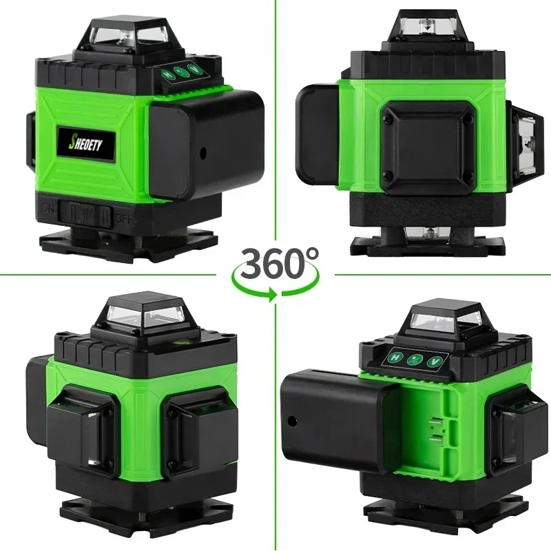 4D 16-линейный профессиональны – обзор и цена Laser Level 16 Lines 4D Green
