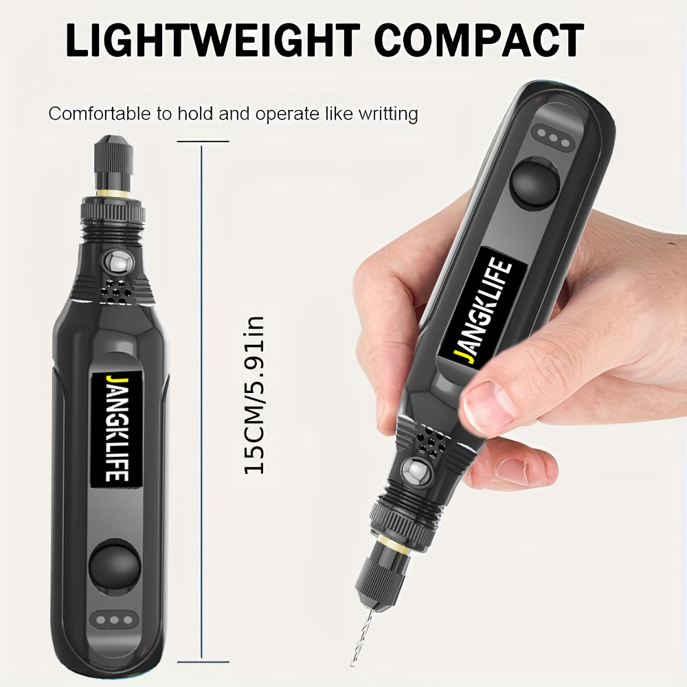 JANGKLIFE USB беспроводной рот – обзор и цена Cordless Rotary Tool Kit Accessories