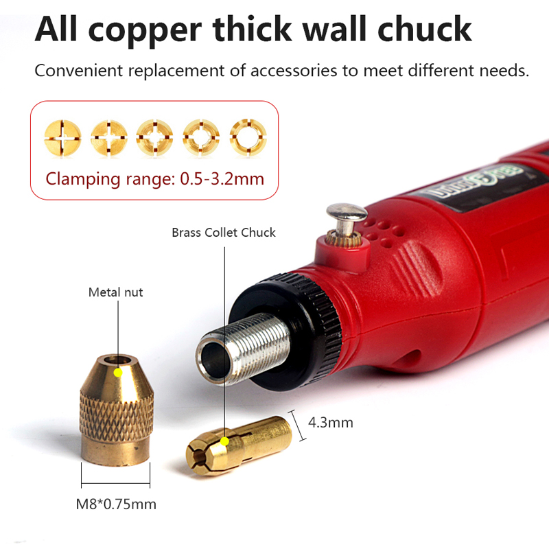 USB беспроводной роторный набо – обзор и цена Cordless Rotary Tool Kit Accessories