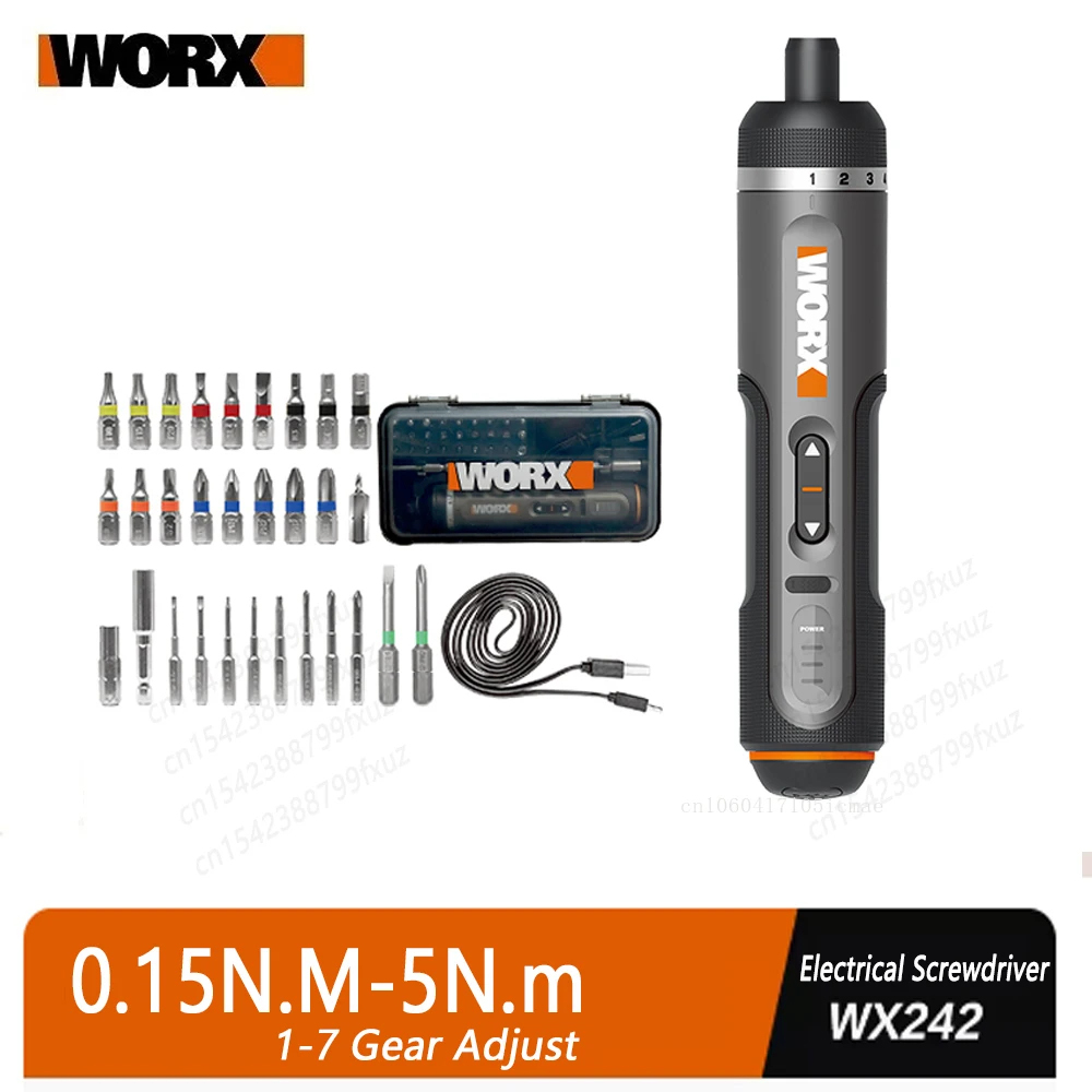 WORX WX242 4 В набор электриче – обзор и цена Electric Screwdriver Rechargeable Usb