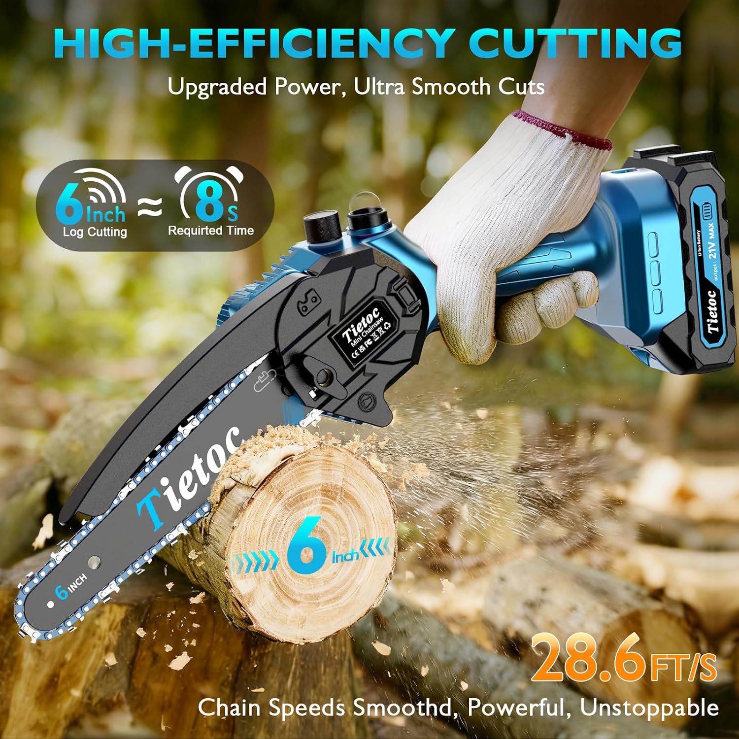 Мини-цепная пила, 6-дюймовая б – обзор и цена Mini Electric Chainsaw 6 Inch